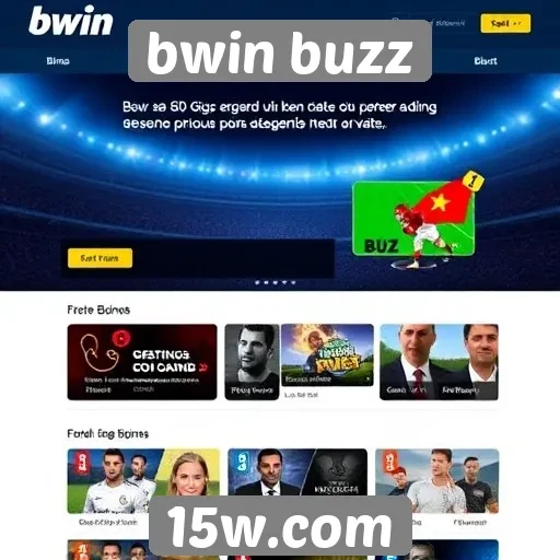 Novas funcionalidades do site bwin buzz
